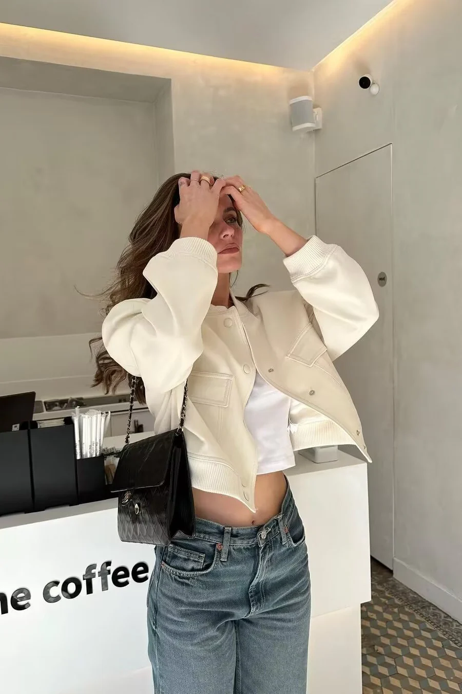 Oversized Pocket Bomber Jacket