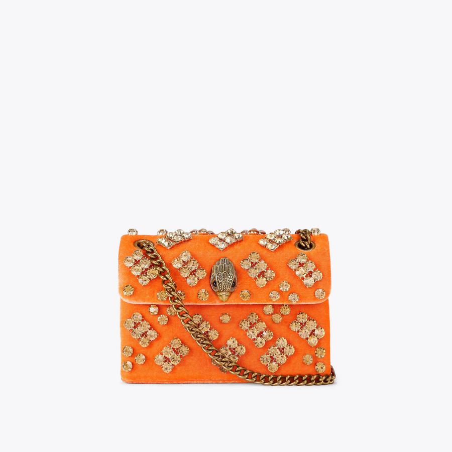 Mini Velvet Kensington Bag