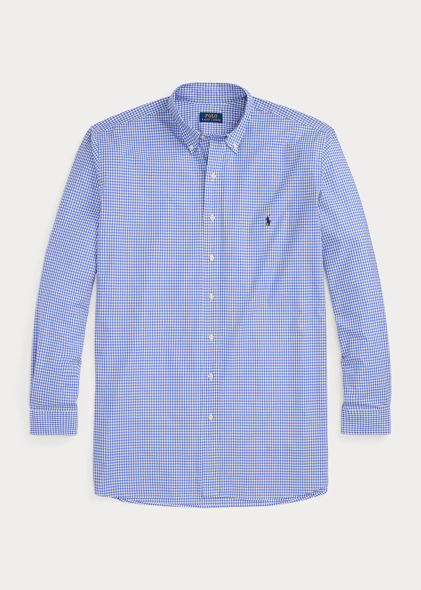 Gingham Stretch Poplin Shirt