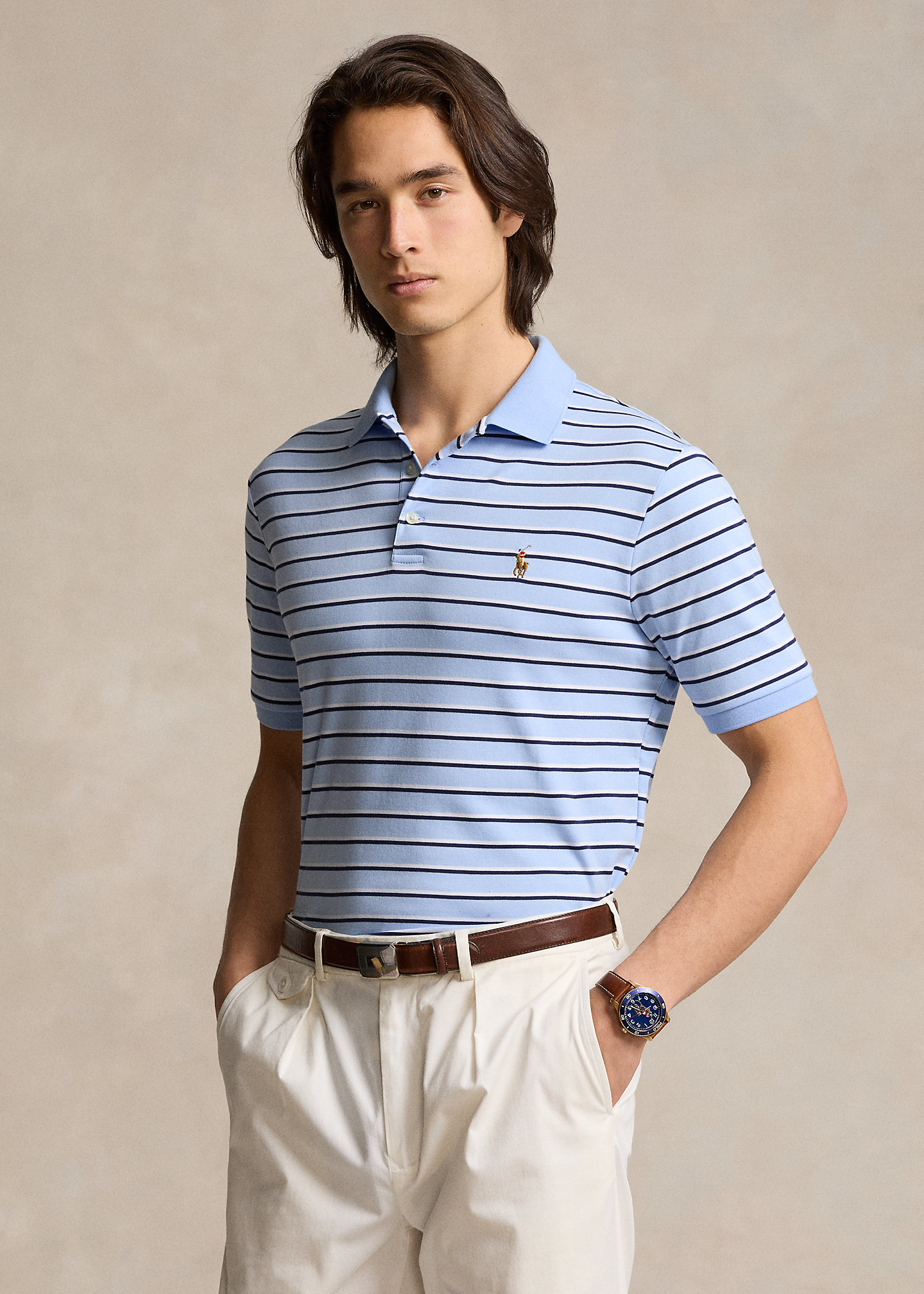 Classic Fit Soft Cotton Polo Shirt