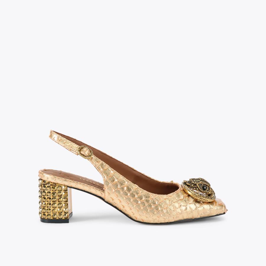 Chelsea Block Slingback Heel