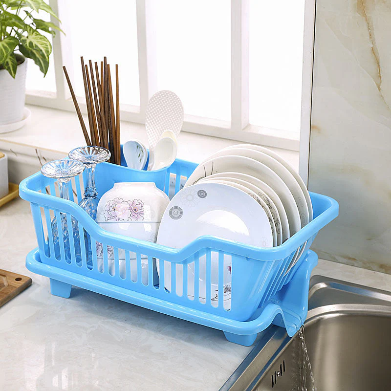 Stylish Countertop Plate & Bowl Drying Rack
