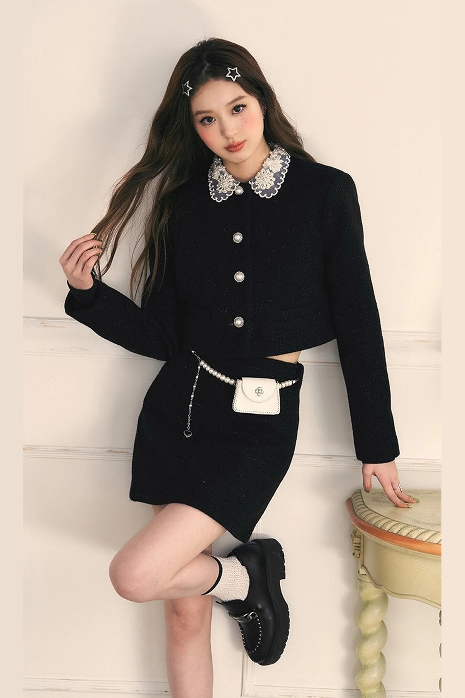 Style Jacket and Skirt Set-Up