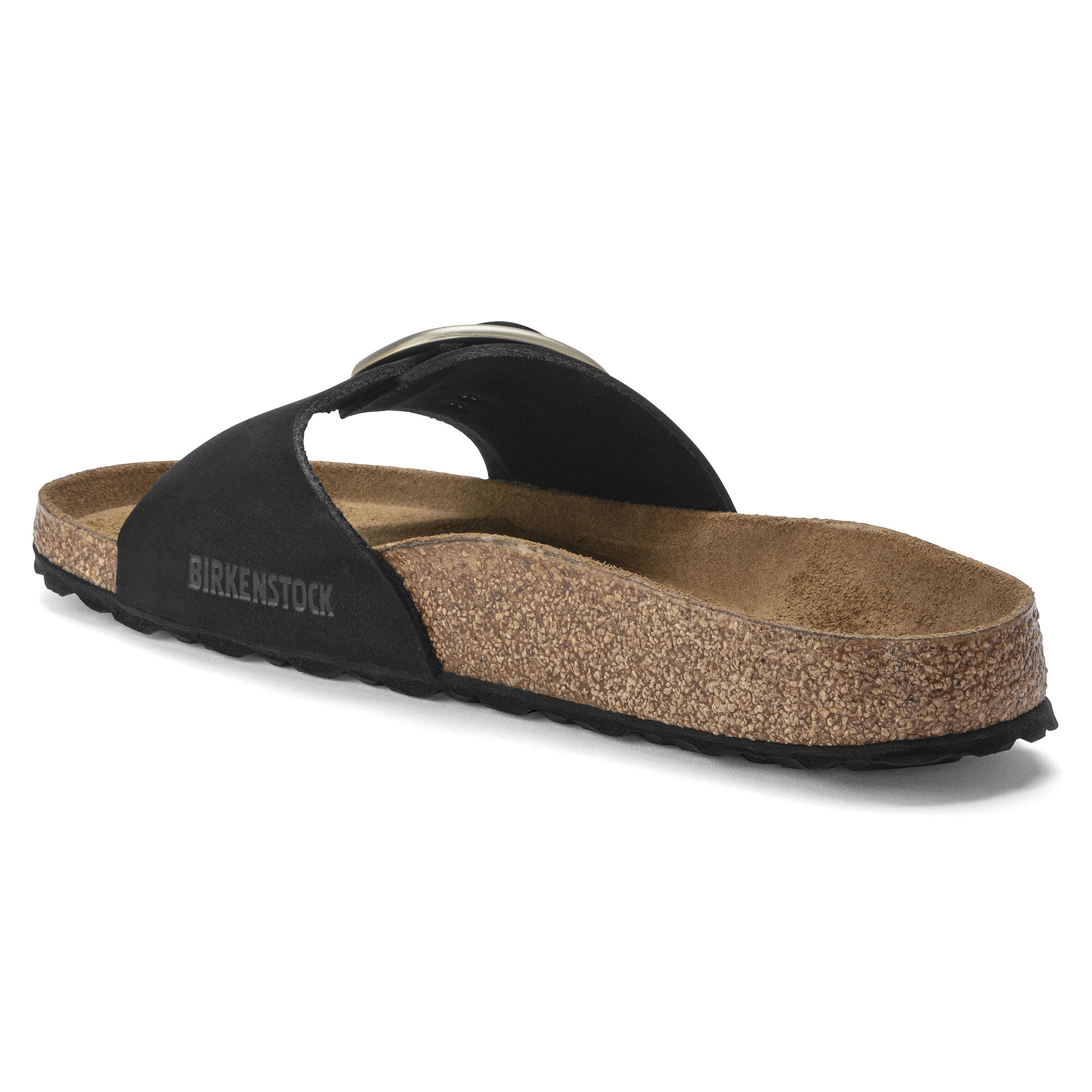 Madrid Big Buckle Nubuk Leather