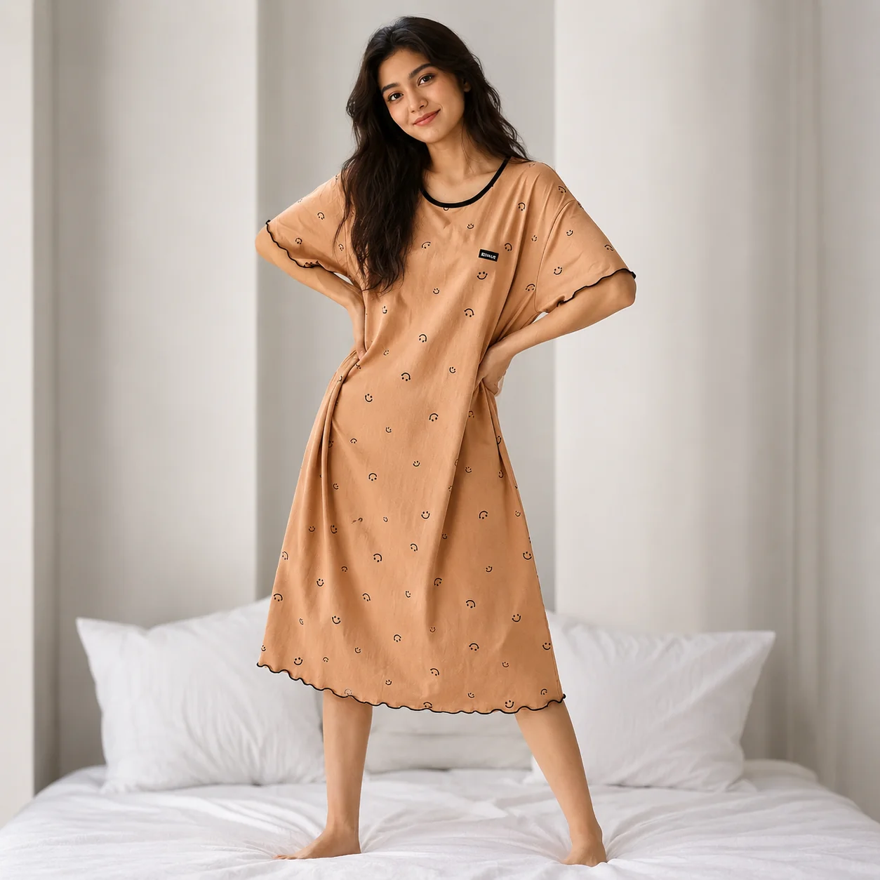 Smiley Days Padded NIght Dress