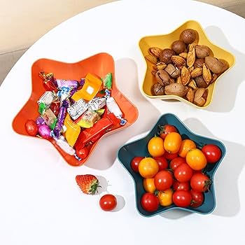 1Pcs Star Shaped Twinkle Dessert & Fruit Bowl