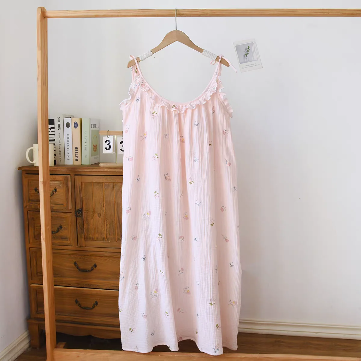 Botanical Breeze Padded Night Dress