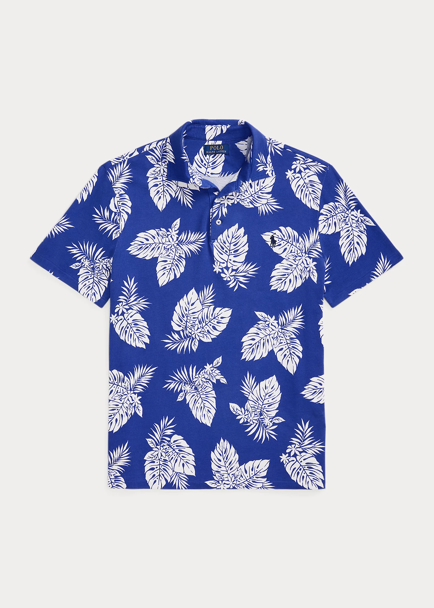 Custom Slim Fit Monstera Spa Terry Polo