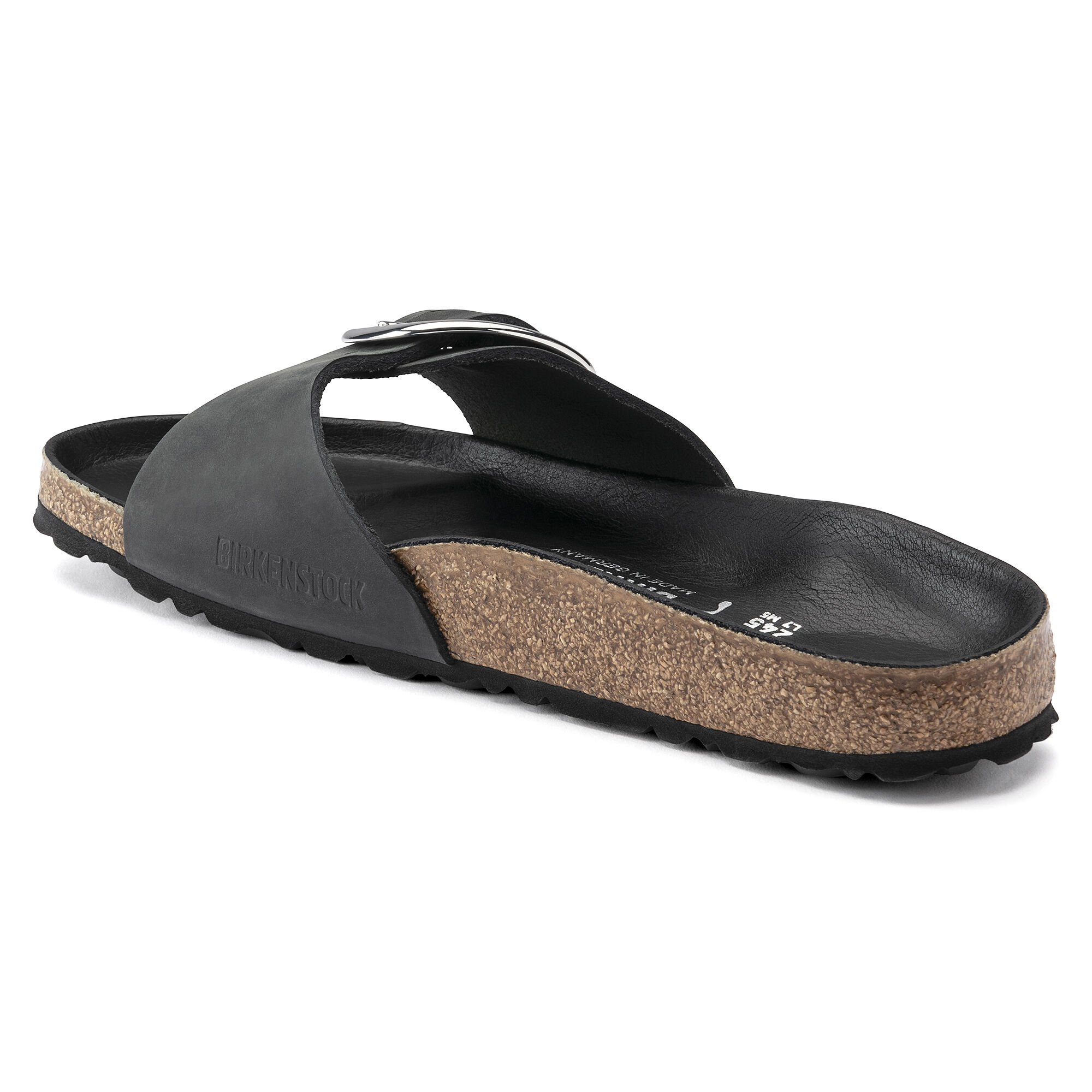 Madrid Big Buckle Natural Leather Oiled