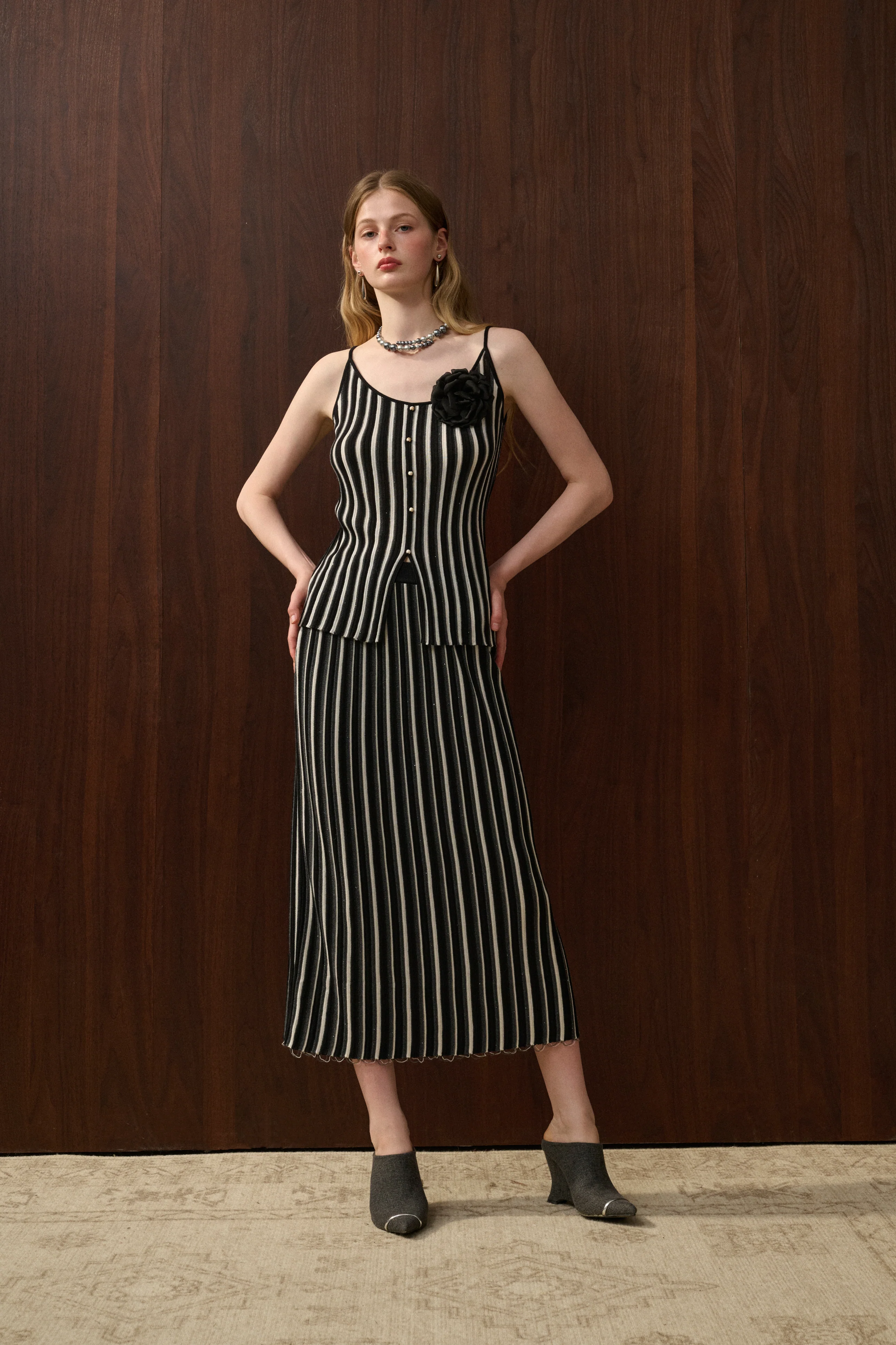 Striped wool set