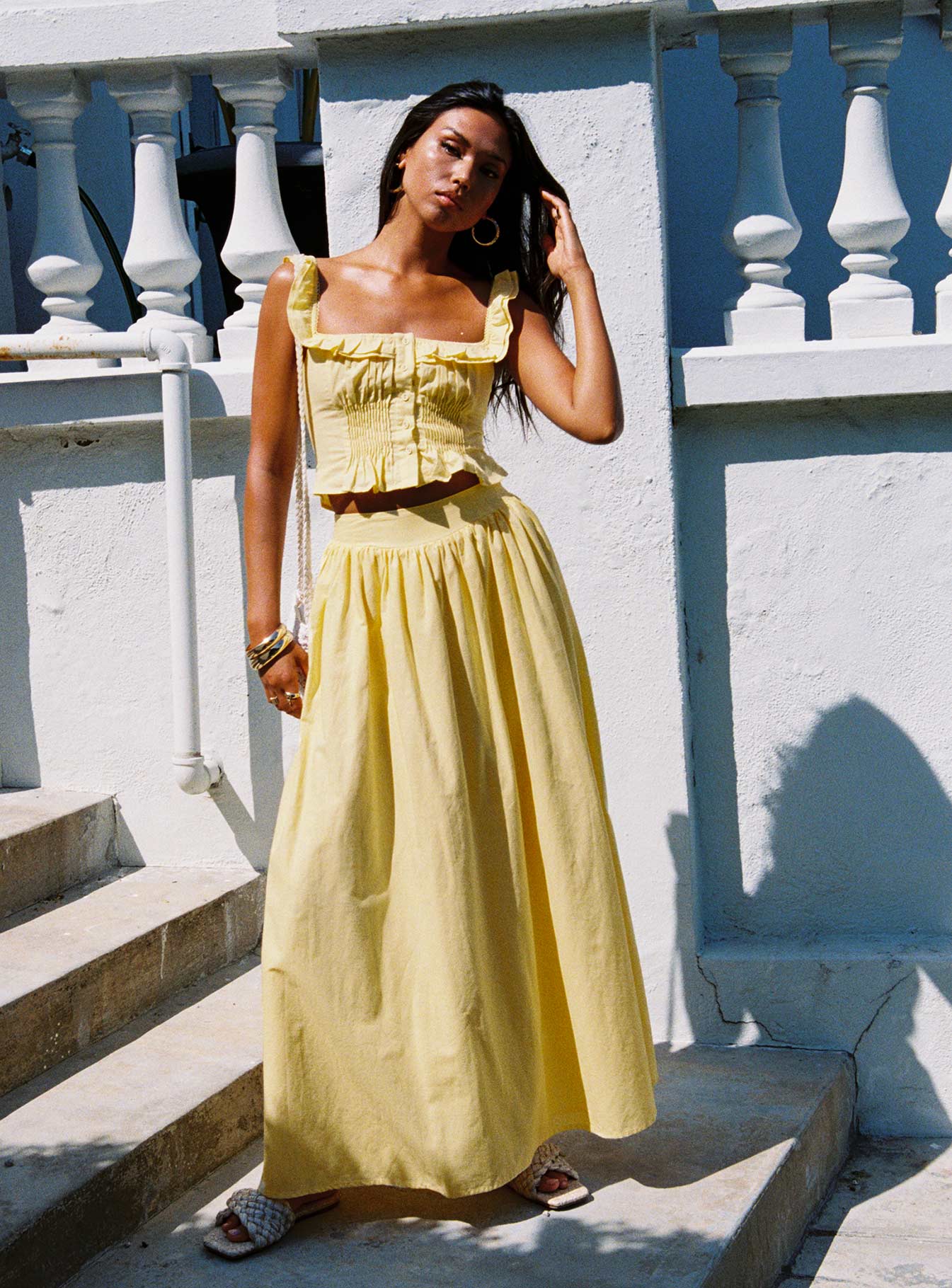 Maxi Skirt Yellow