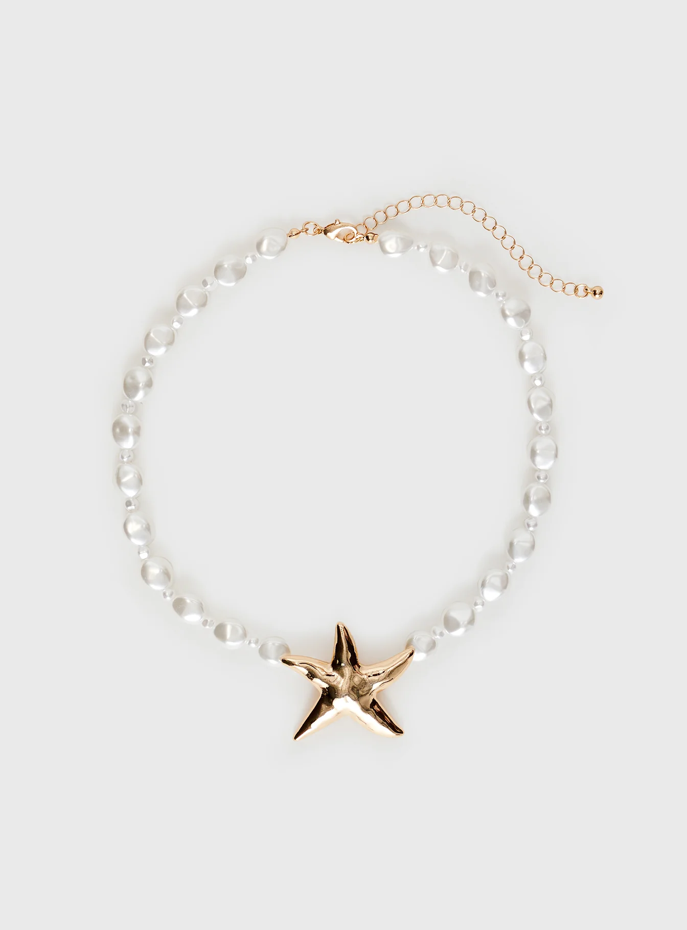 Life Pearl Necklace Gold
