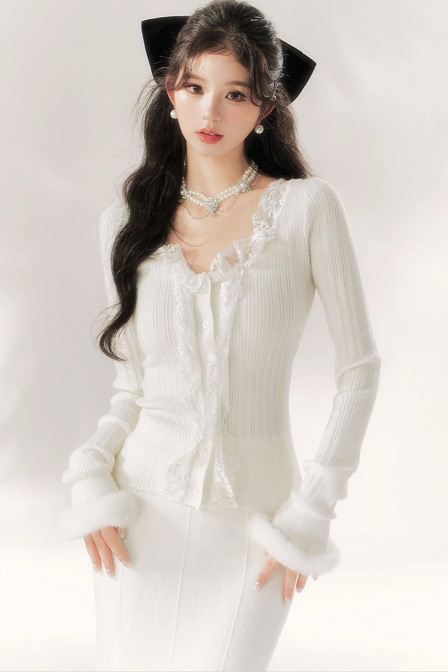 Princess Lace Knit Top