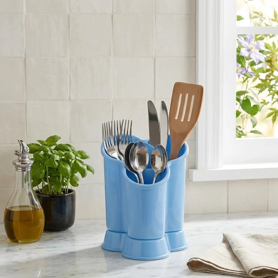 4 Grid Kitchen Cutlery Organizer