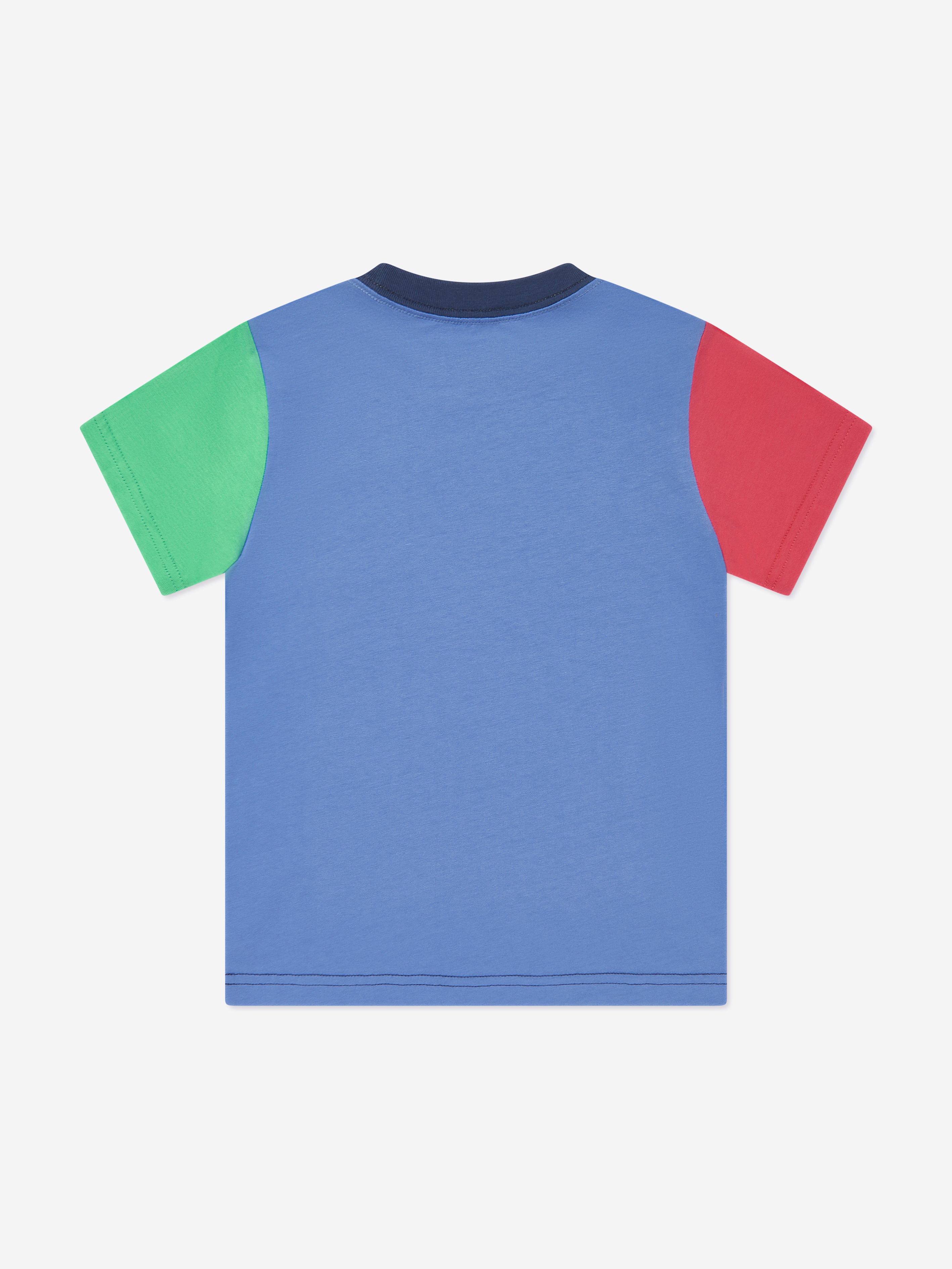 Boys Colourblock T-Shirt in Navy