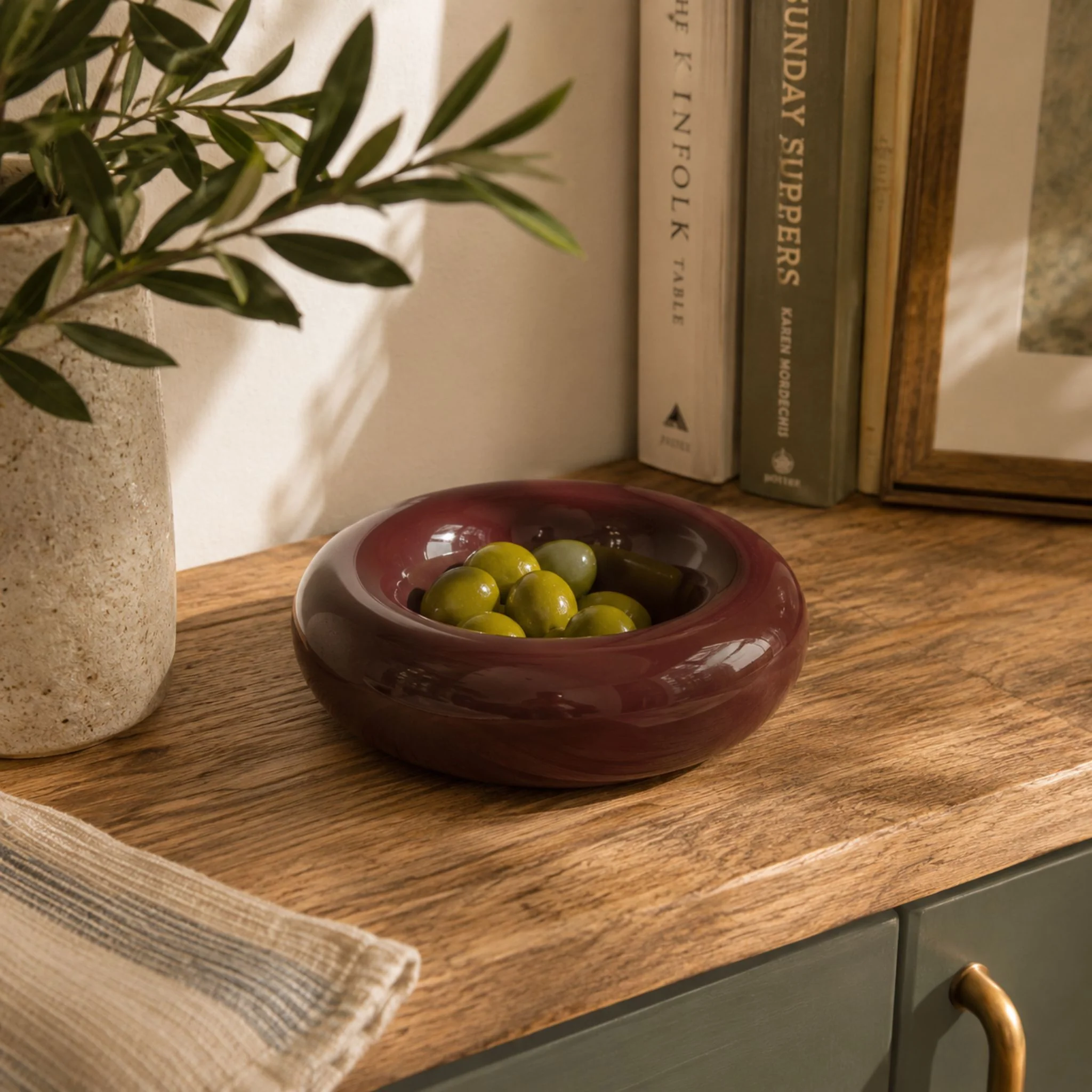 Orb Ceramic Bowl Russet