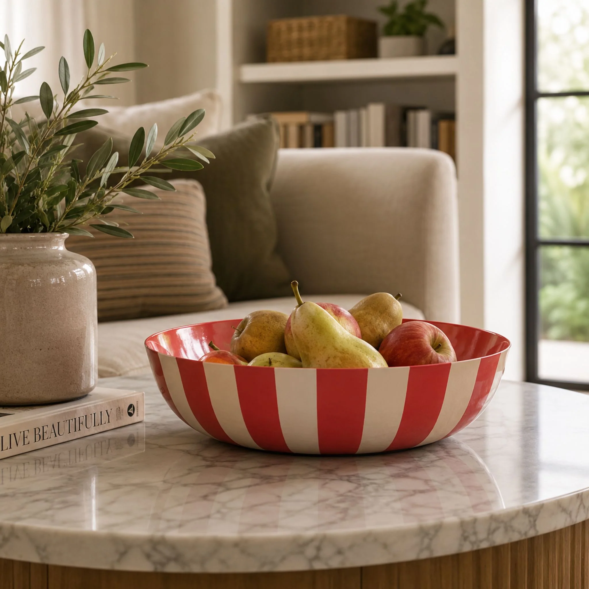 Linear Metal Bowl