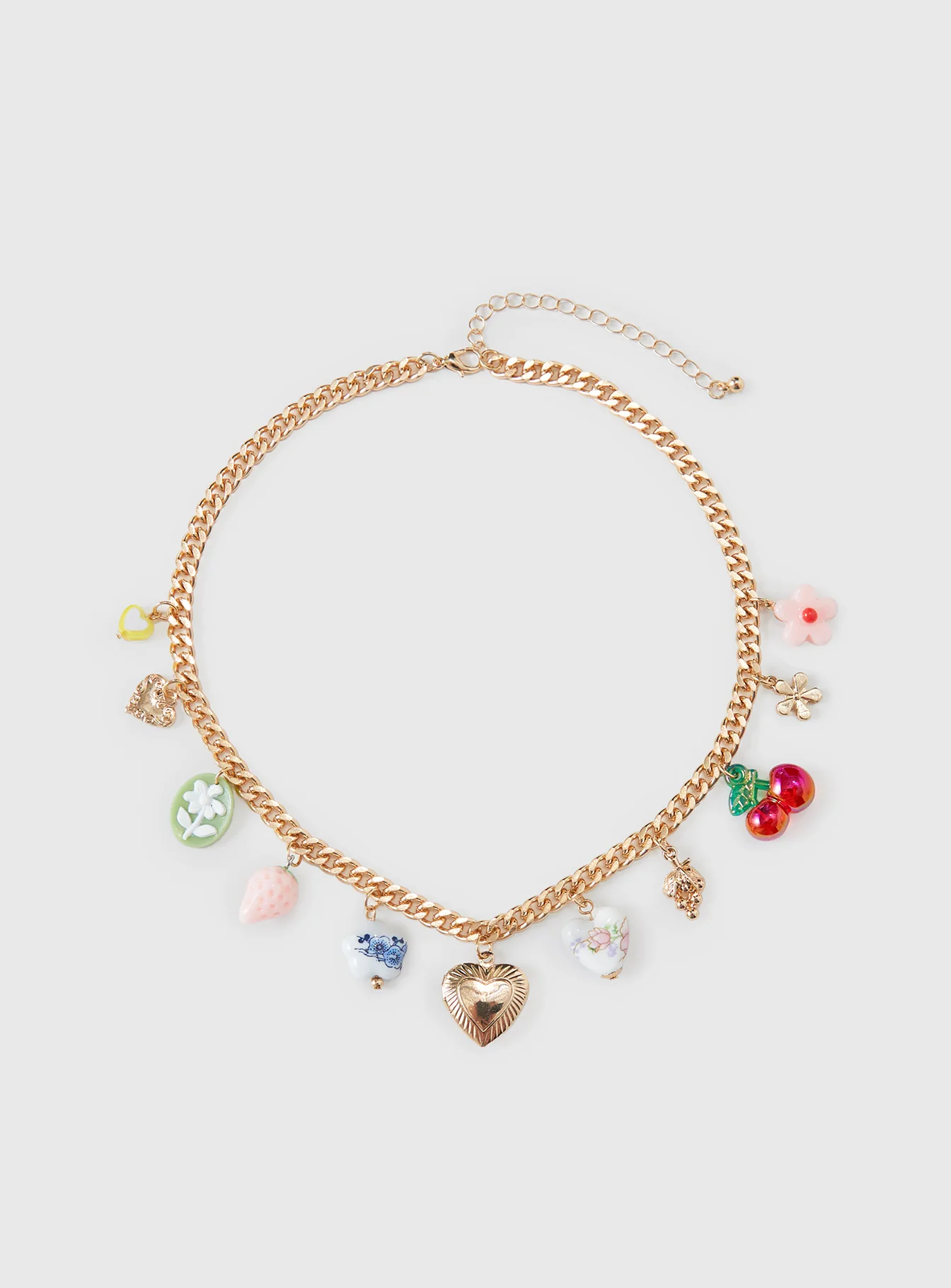 Charm Necklace Gold