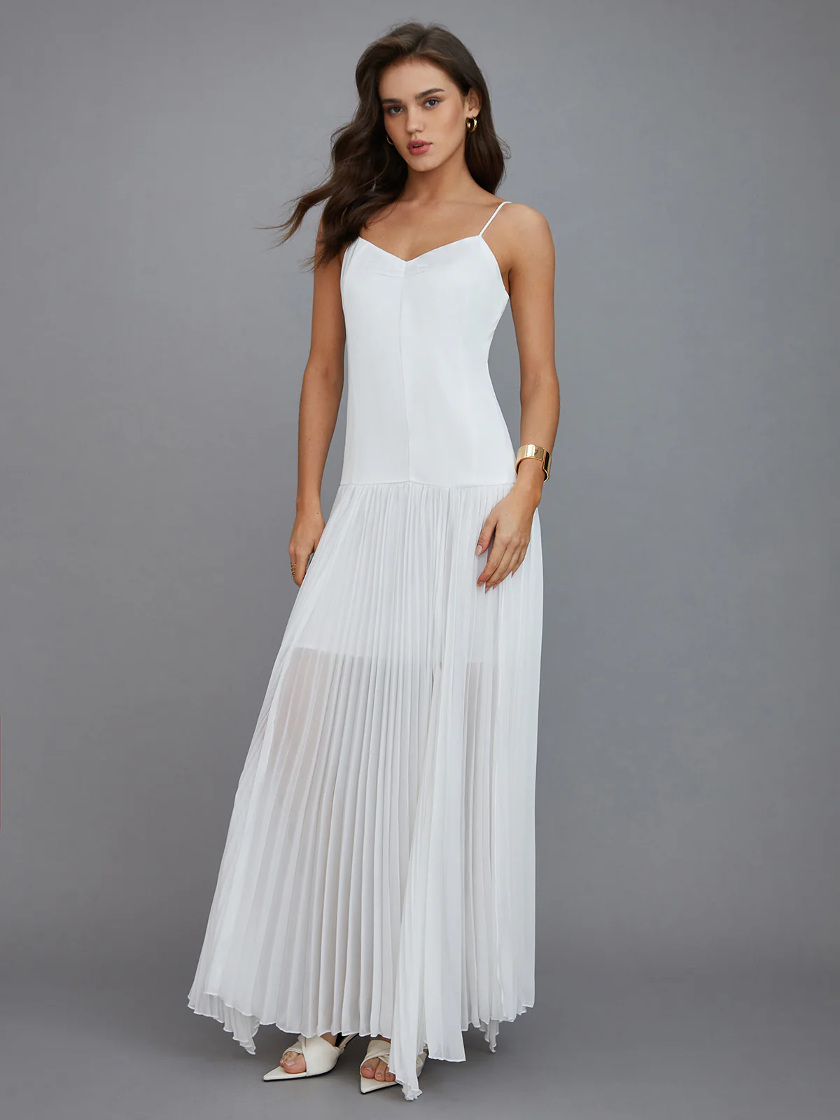 Semi-Sheer Vacation Long Dress