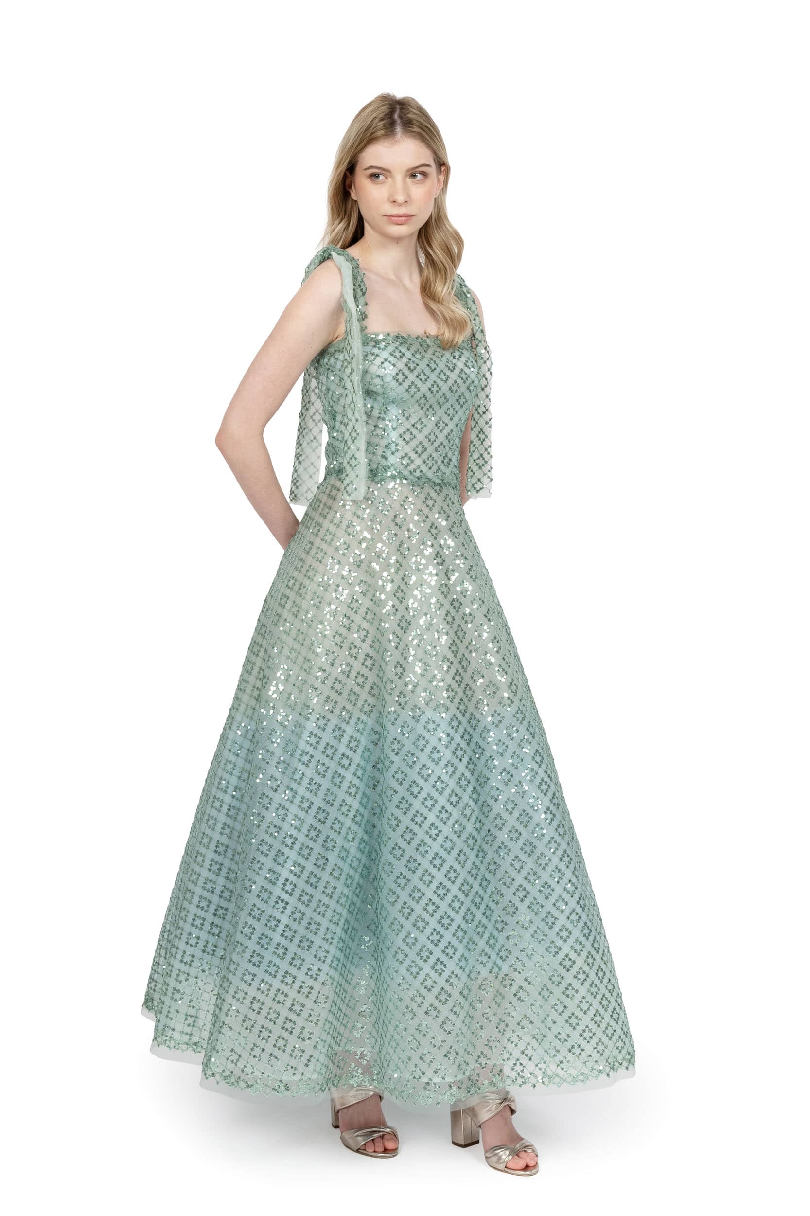 Bustier sequin dress