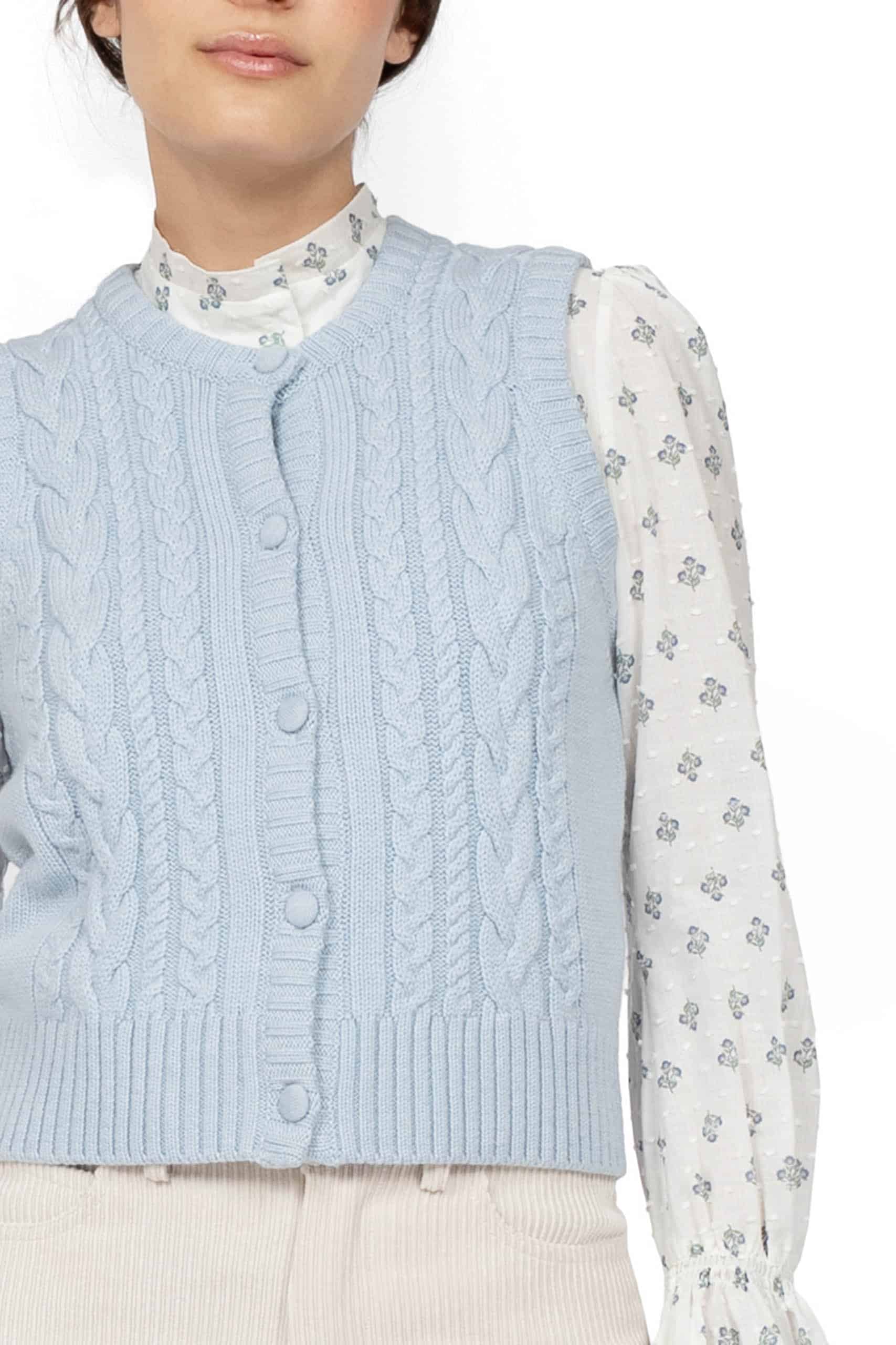 Knitted waistcoat