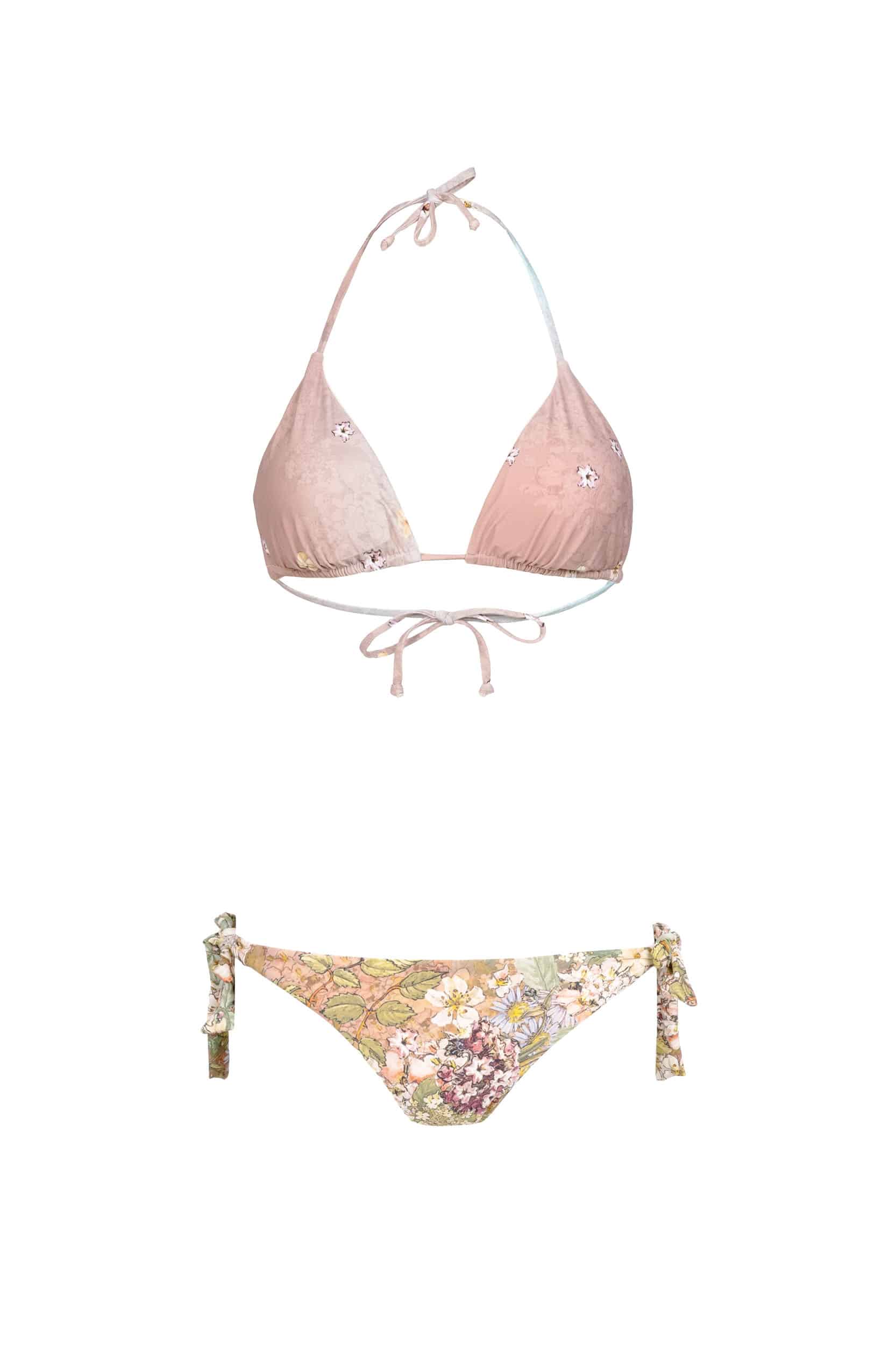 Pink Triangle And Slip Bikini