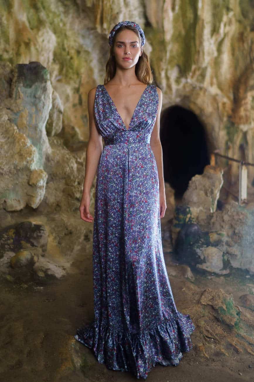 Floral Printed Gown