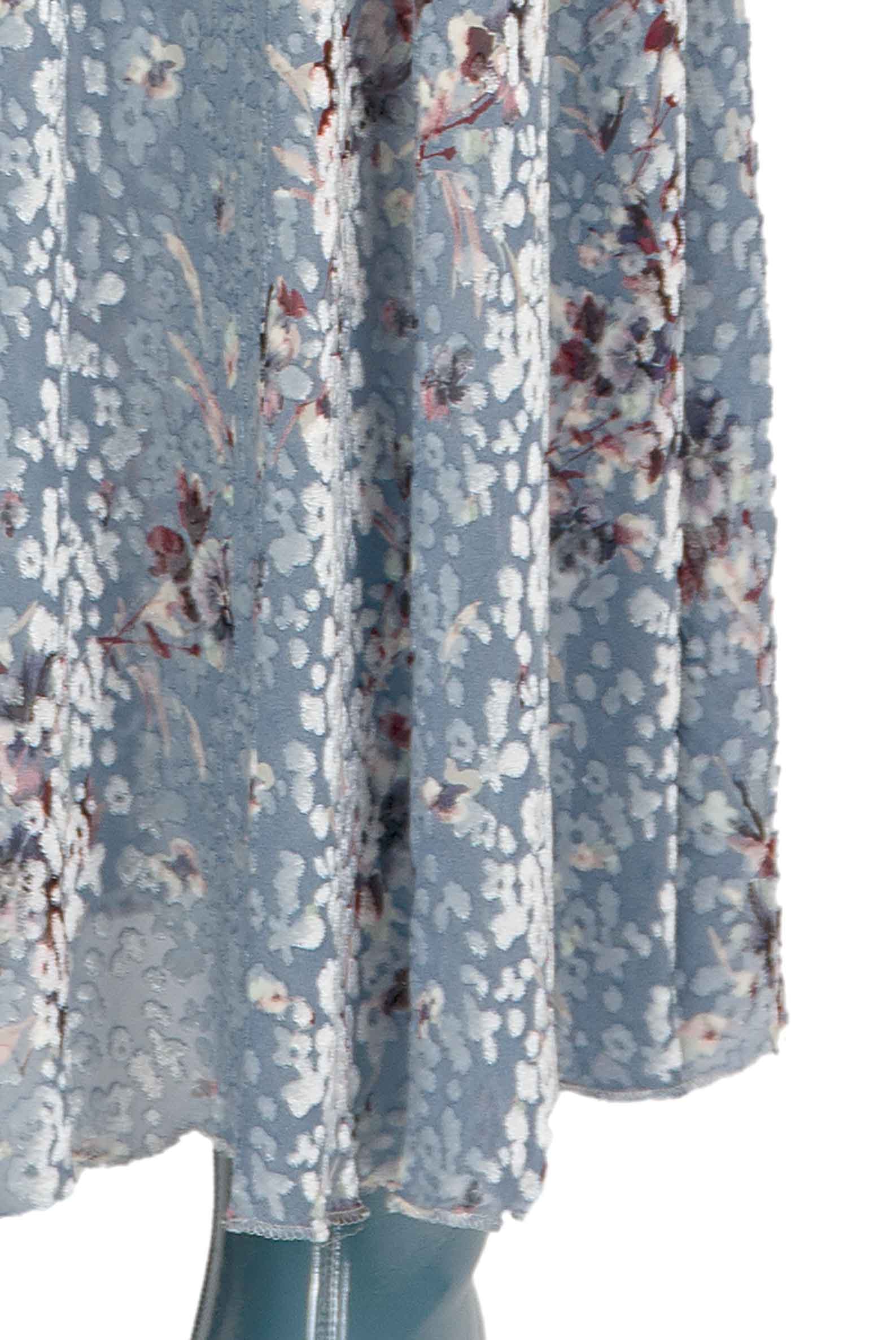 Flower Storm Printed Dèvorè Skirt