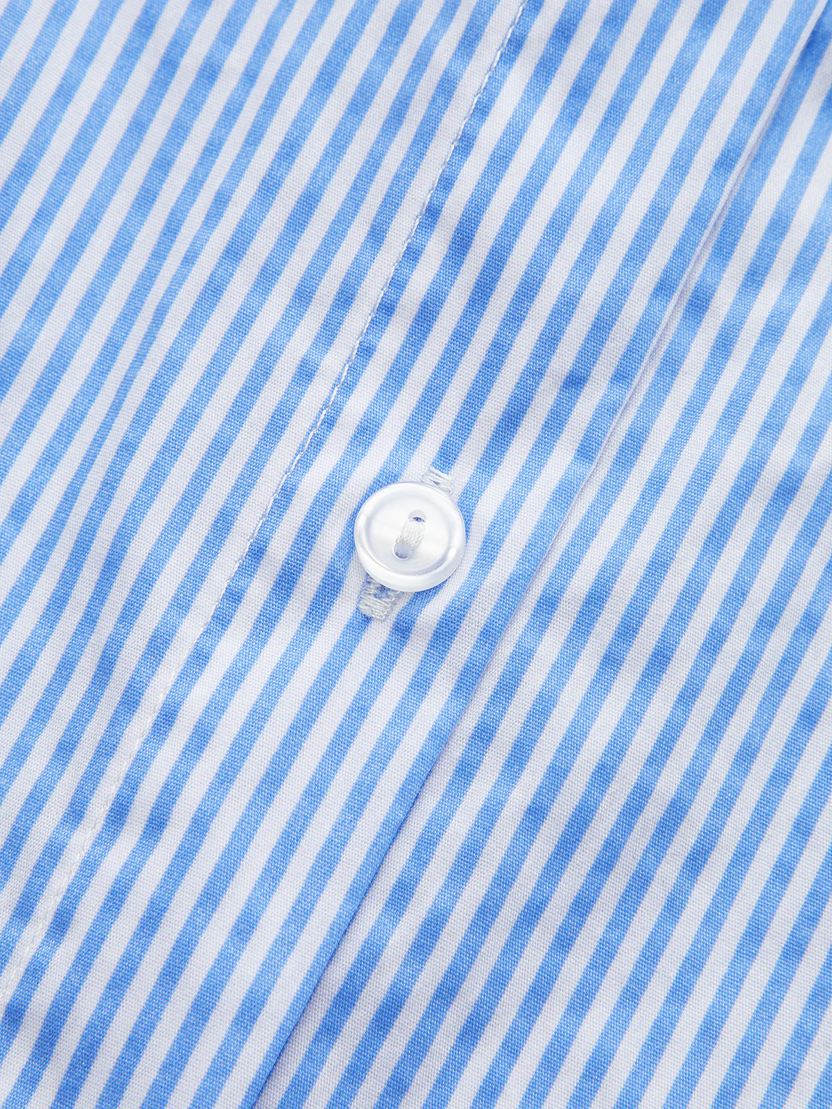 Striped Wrap Asymmetric Hem Shirt