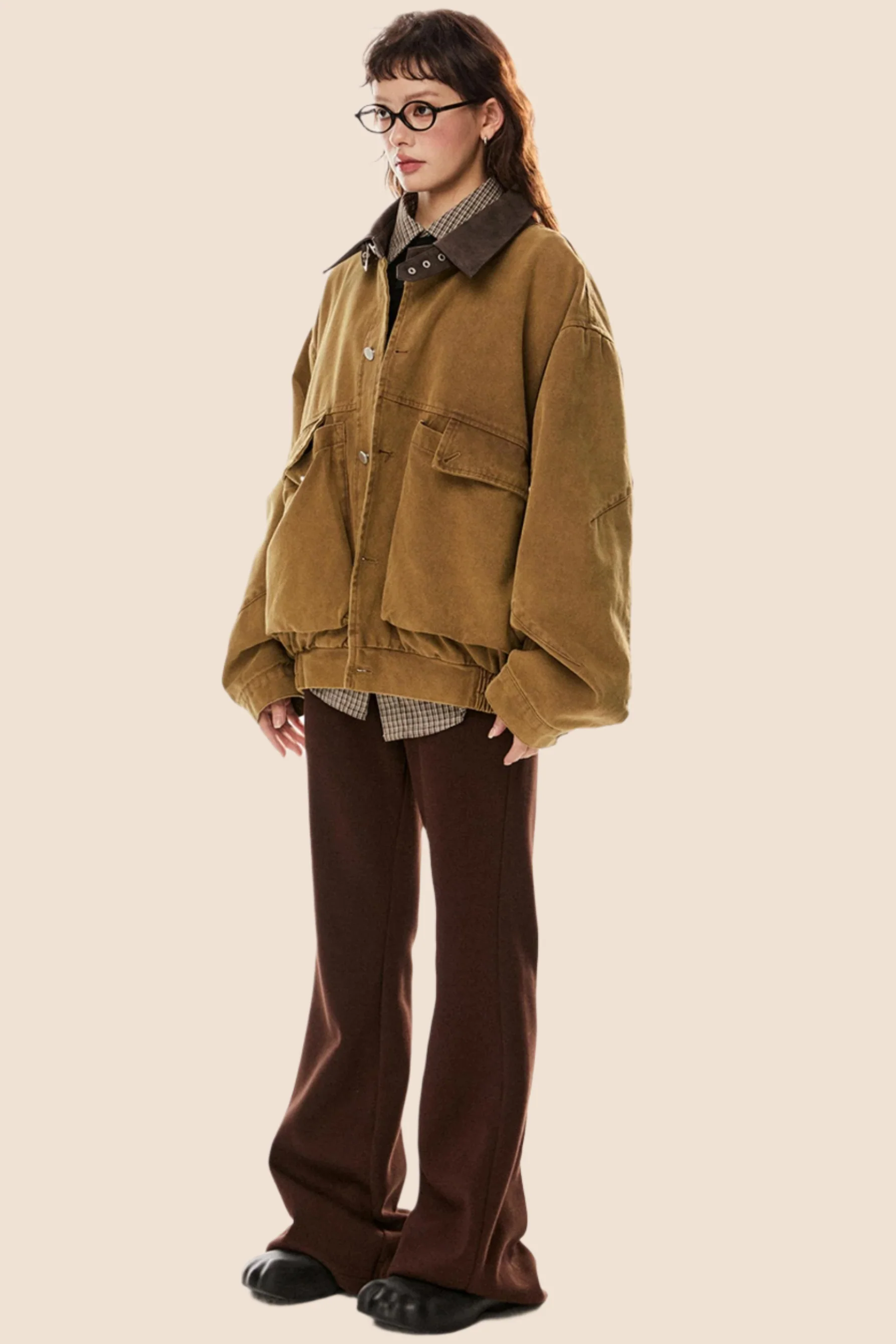 Retro Large Pocket Cargo Jacket