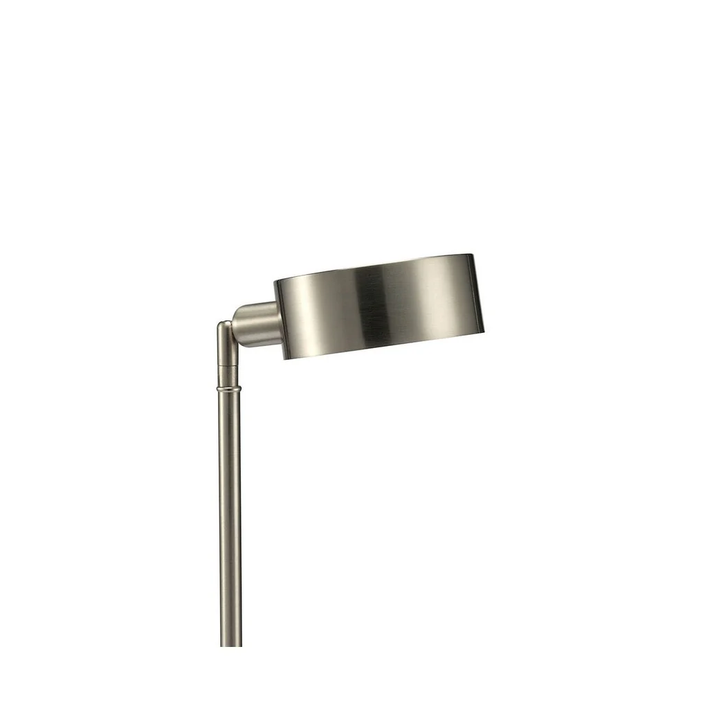 Simple Contemporary 1pc Table Lamp Stain Nickel Metal frame Adjustable Head Lamp