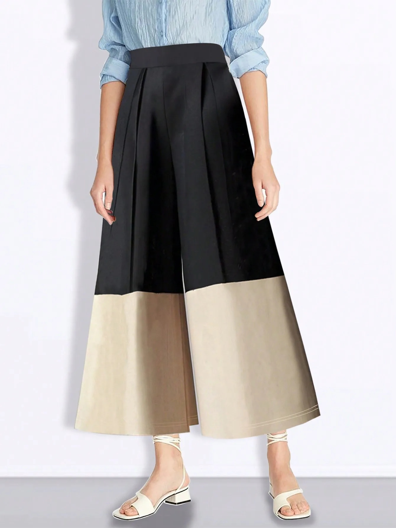 Women's Fashion Casual Patchwork Loose and Comfortable Pants