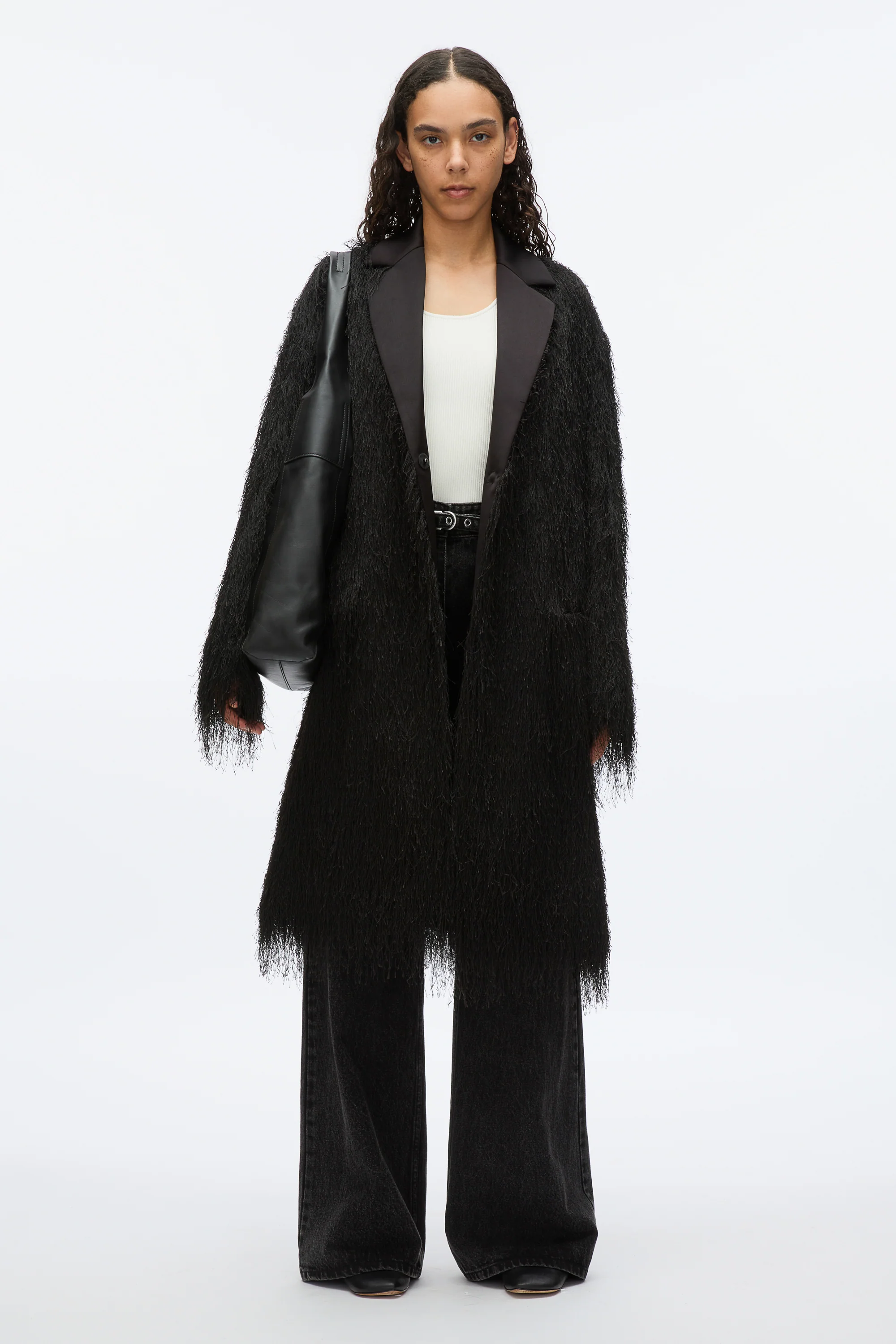 Fringe Tuxedo Coat