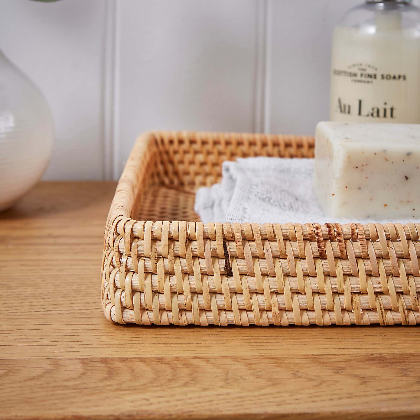 Rattan Flat Tray Natural