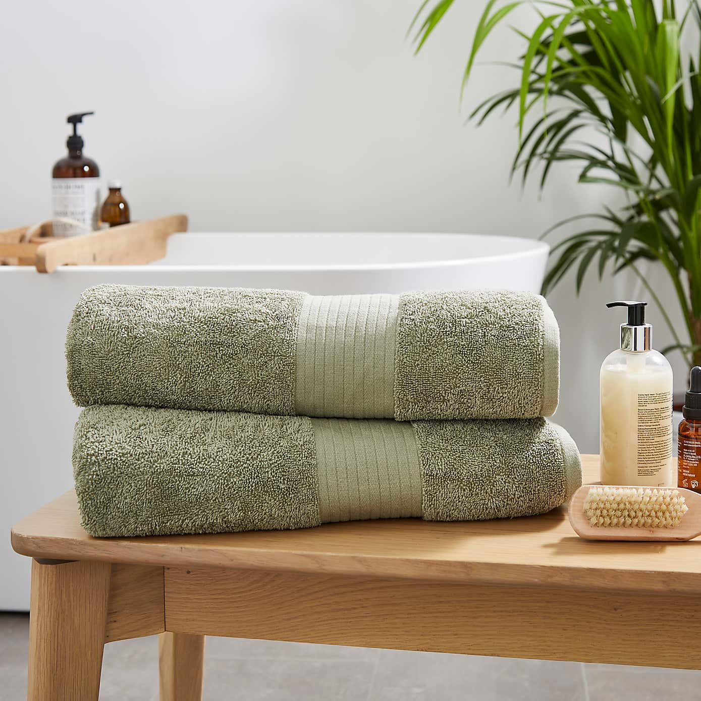 Set of 2 Cotton Bath Sheets